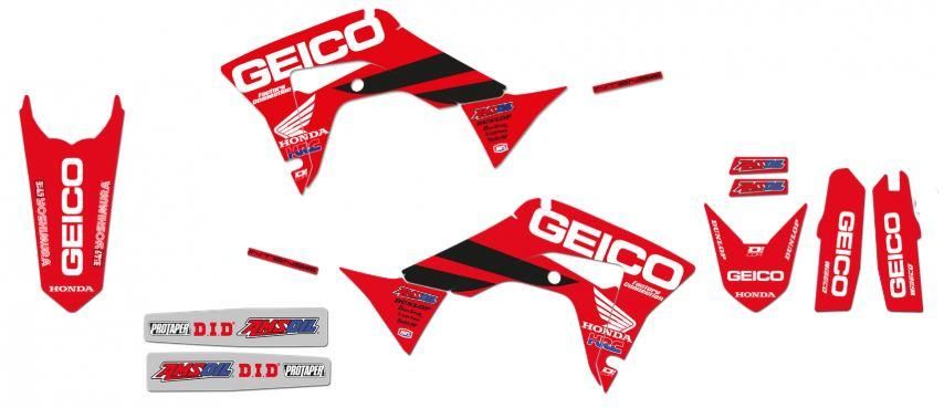 CRF250/450 HONDA GEICO TEAM, BLACKBIRD 8146R19 FULL KIT - Image 2
