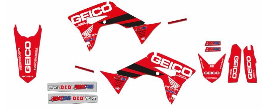 CRF250R/450R HONDA GEICO TEAM, BLACKBIRD 2146R19