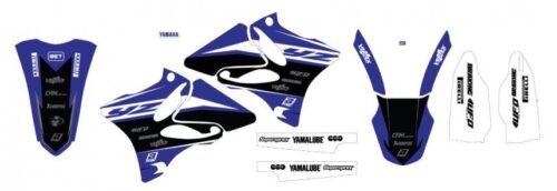 02-14 YZ125/250 YAMAHA FACTORY, BLACKBIRD 8231R9 DECAL 2019