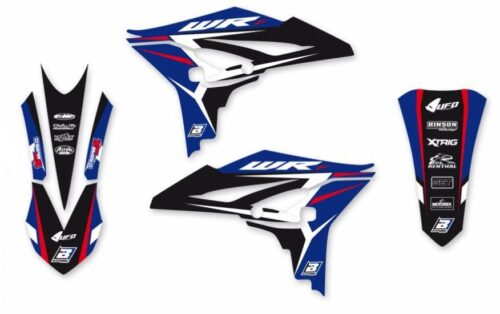 12-15 WRF450 BLACKBIRD 2241N, TANK / FENDER DECAL SET