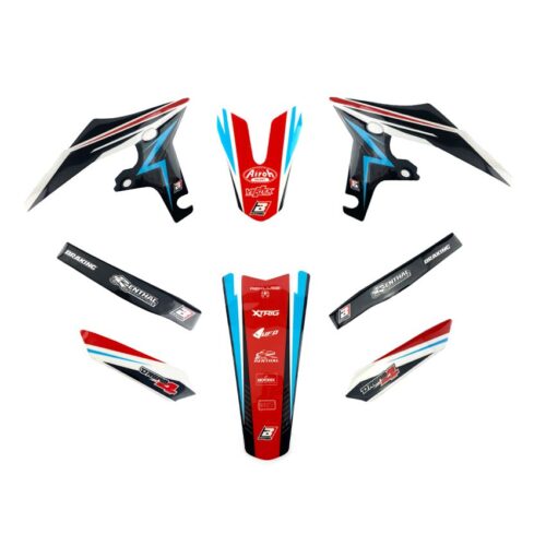 2022-25 XXF/XEF FANTIC DREAM 4 GRAPHICS, BLACKBIRD 2F02N DECAL KIT