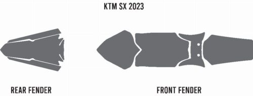 2023-25 KTM ANTI-MUD FOAM SET, TWIN AIR 177767405