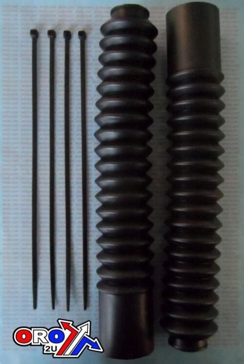 340mm FORK GAITERS BLACK, MC-04202BK