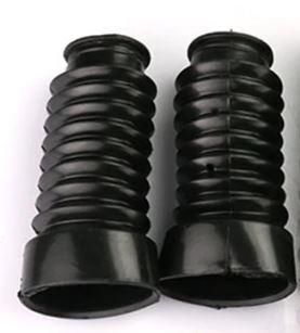 FORK GAITOR BOOTS 8 WAVE 100x26mm, 1 Pair Front Fork Dirt Cover Gaiters, Rubber Boots Shock Absorber Protective Sleeves