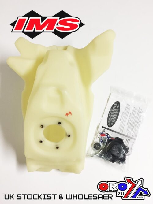 IMS Fuel Tank 2.6 gal Natural Screw Cap, Suzuki RMZ450 2008-2017, 115529-N2