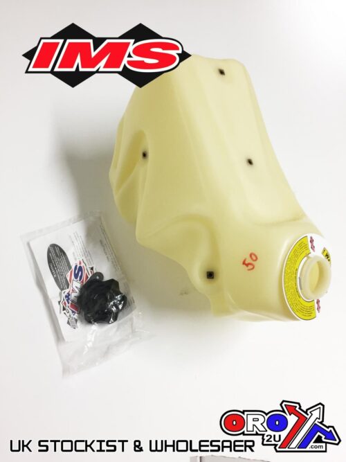 IMS Fuel Tank 3.2 gal Natural Screw Cap, Yamaha YZ250 2002-2021, 117321-N2