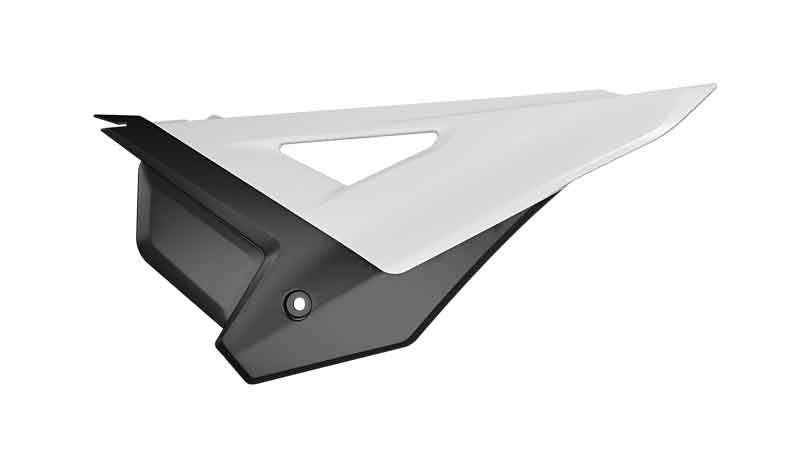 SIDE PANELS HONDA CRF 250 450 2025 R-TECH WHITE BLACK R-FICRFBNNR25