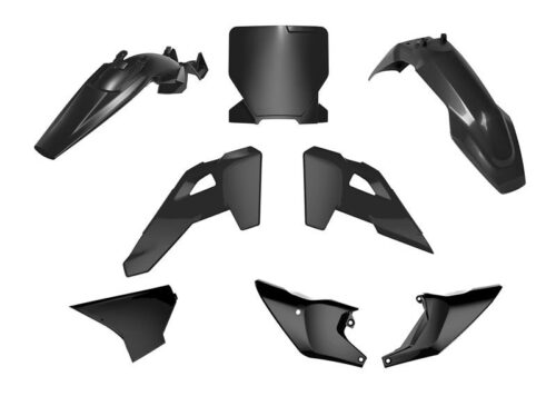 PLASTIC KIT 6PC HUSQVARNA TC 85 2025 R-TECH BLACK R-KITHSQ-NR0-885