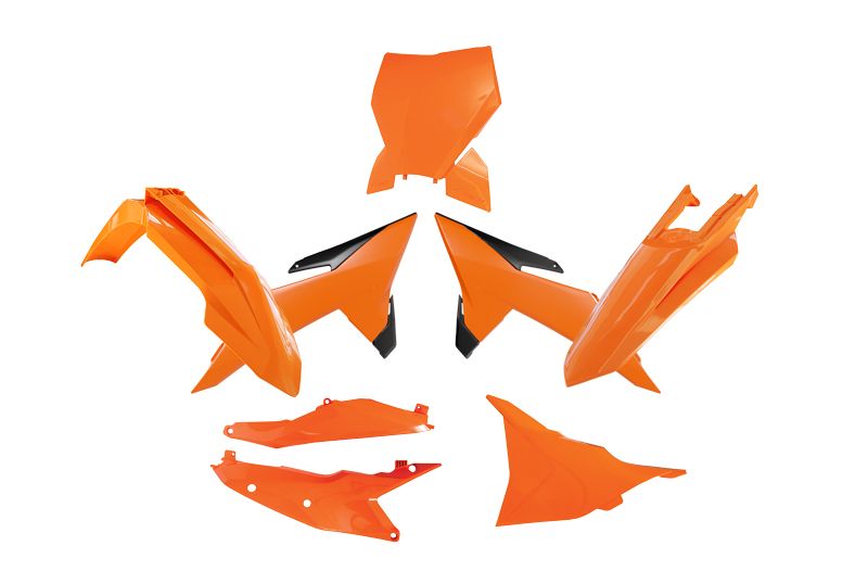 PLASTIC KIT 6PCS KTM SX SXF XC XC-F 2025, R-TECH R-KITKTM-AR0-Z25 FACTORY FRONT PLATE