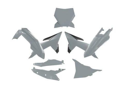 PLASTIC KIT 6PCS KTM SX SXF XC XC-F 2025, R-TECH R-KITKTM-GR0-025 QUANTUM GREY