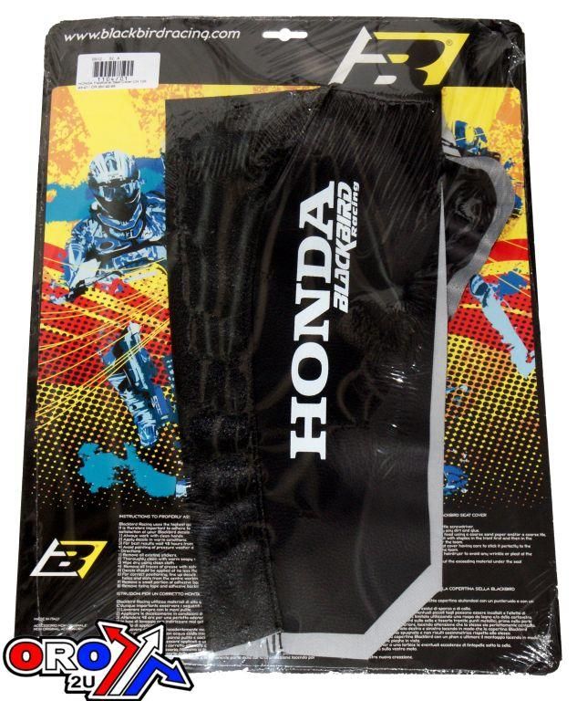 92-97 CR125/CR250 BLK 1104/01, BLACK TRADITIONAL SEAT COVER, BLACKBIRD