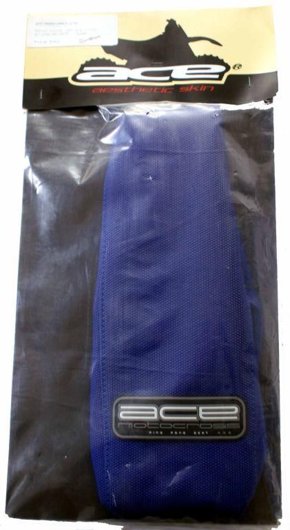 99-02 KX125/250 ace COVER BLUE, GRIPPY KAWASAKI SEAT COVER