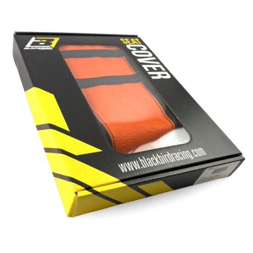 07-11 KTM ZEBRA ORANGE/BLACK, SEAT COVER BLACKBIRD 1518Z1