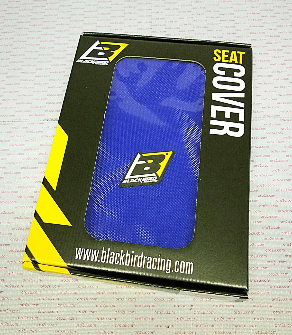 17-24 SHERCO PYRAMID BLUE, BLACKBIRD SEAT COVER 1E01G/01