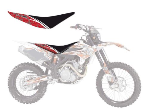 05-07 BETA TRIBAL SKULL 2, BLACKBIRD SEAT COVER 1B00B