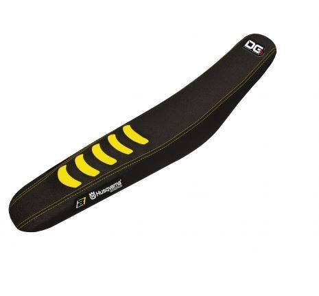 00-04 HUSQVARNA DG3 BK/YEL, BLACKBIRD SEAT COVER 1611H