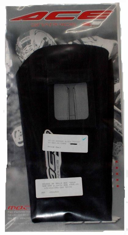 97-03 GASGAS BLACK POCKET, GAS GAS SEAT COVER