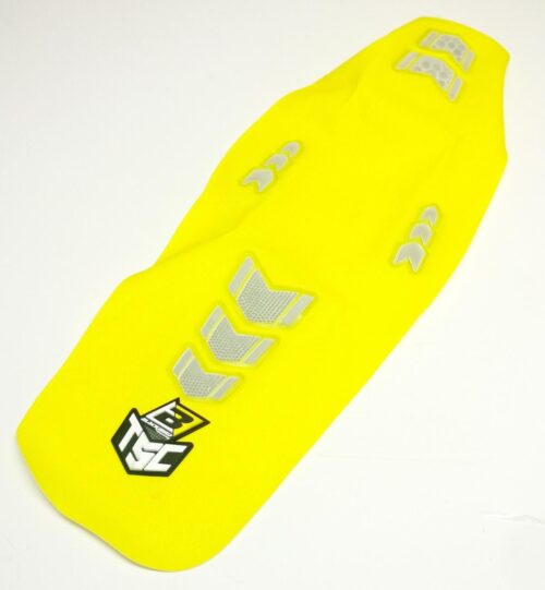 18-22 HUSKY TC85 TRACTION YELLOW, SEAT COVER BLACKBIRD 1623J/01