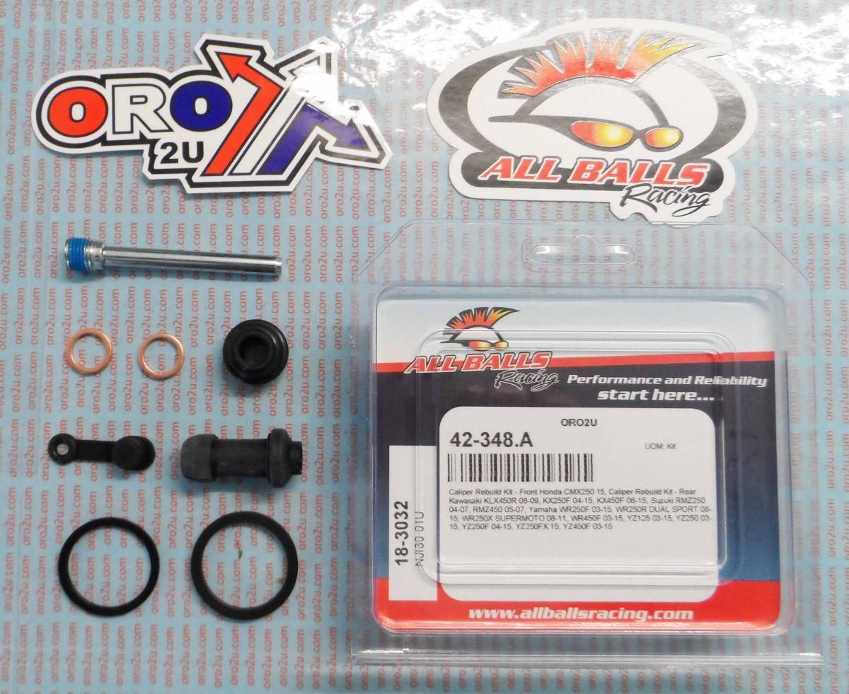 BRAKE CALIPER REBUILD KIT ALLBALLS, ALLBALLS 18-3032 GASGAS/KAW/RIEJU/SUZ/YAM REAR - Image 2