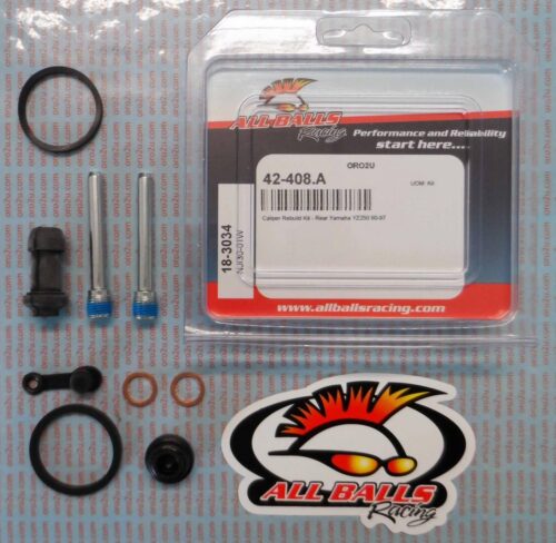 BRAKE CALIPER REBUILD KIT ALLBALLS, ALLBALLS 18-3034 YAM YZ250 90-97 REAR