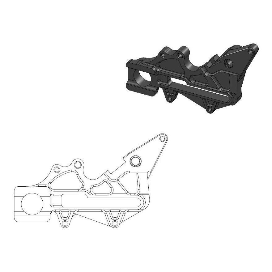 BRACKET REAR KTM HUSQVARNA, MOTO-MASTER 211064