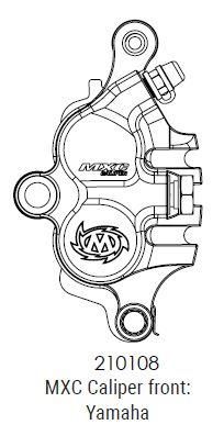 YAMAHA FRONT RACING CALIPER, MOTOMASTER 210108 MXC - Image 2