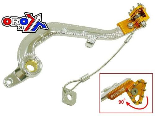 BRAKE PEDAL LEVER REAR RM125, 43100-36F20 MX-08819 SUZ 01-08