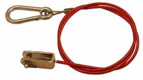 H/D BREAKAWAY CABLE + CLEVIS, TRAILER BRAKE CABLE / WIRE, 3622