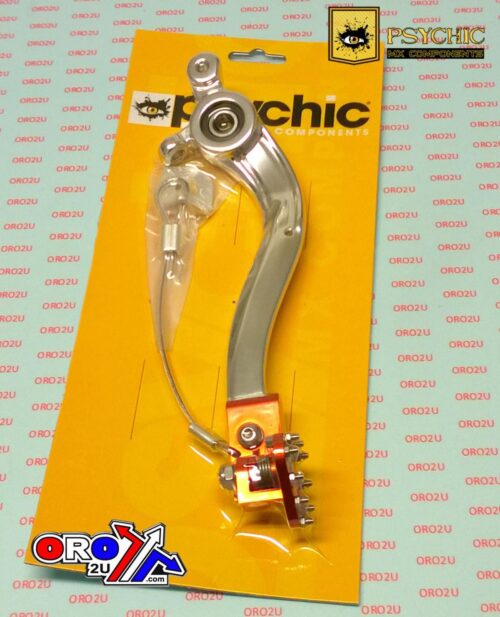 BRAKE PEDAL KTM SIL/ORG, PSYCHIC MX-08839 SILVER/ORANGE, 55413050044