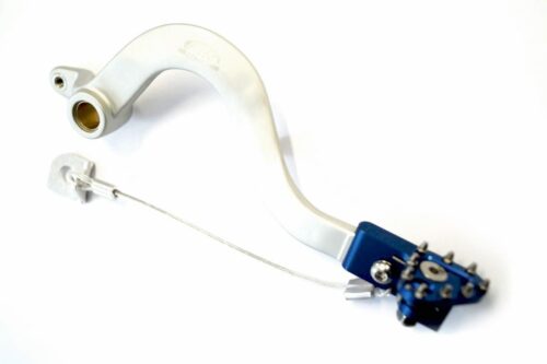 BRAKE PEDAL HUSQ 99-13 SL/BL, FIR ASB-147F SILVER/BLUE TIP, FIR BRAND