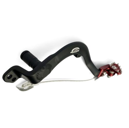 BRAKE PEDAL 21-22 CRF 300L, FIR, ASB-092F, BLACK, RED FOLDING TIP