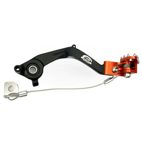 BRAKE PEDAL KTM 65 SX TC MC, FIR, BLACK, ORANGE TIP A40513050044