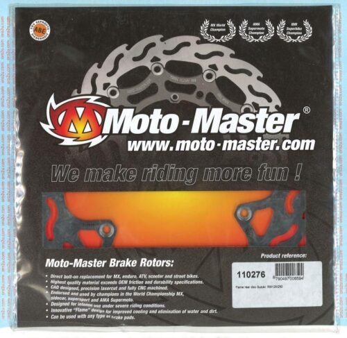 DISC BRAKE REAR RM FLAME, MOTO-MASTER 110276