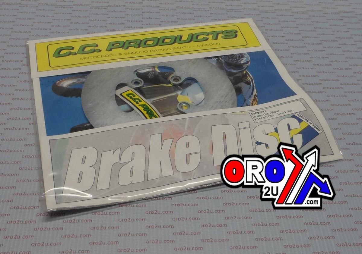 DISC BRAKE REAR KTM65 SOLID CC, CROSS-CENTER PRODUCT 5100-111 - Image 2