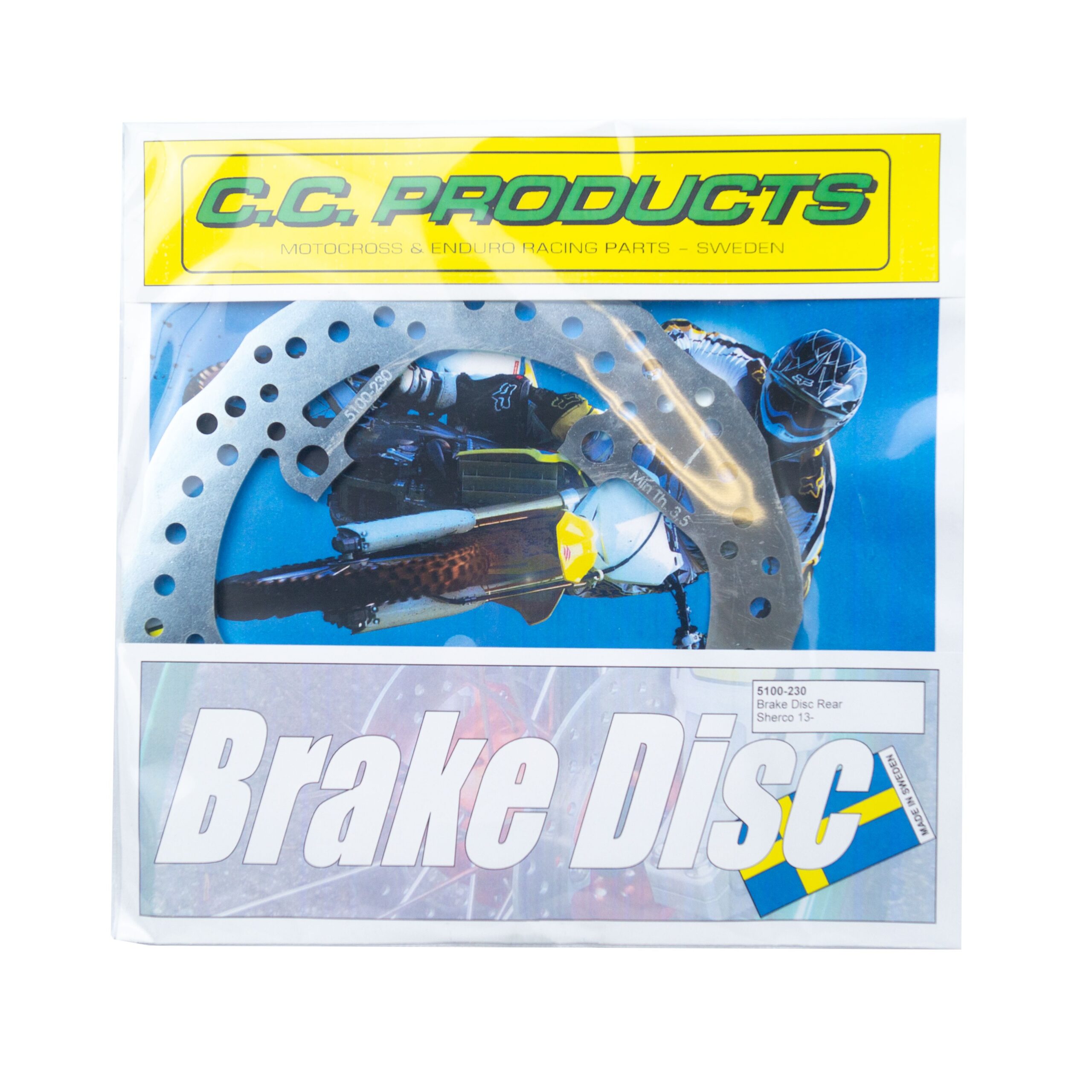 DISC BRAKE REAR SHERCO 13-ON, CROSS-CENTER PRODUCT 5100-230