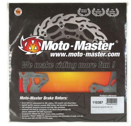 DISC BRAKE REAR YZ 98-01 FLAME, MOTO-MASTER 110387 YAMAHA