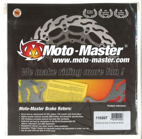 DISC BRAKE REAR CR CRF FLAME, MOTO-MASTER 110207