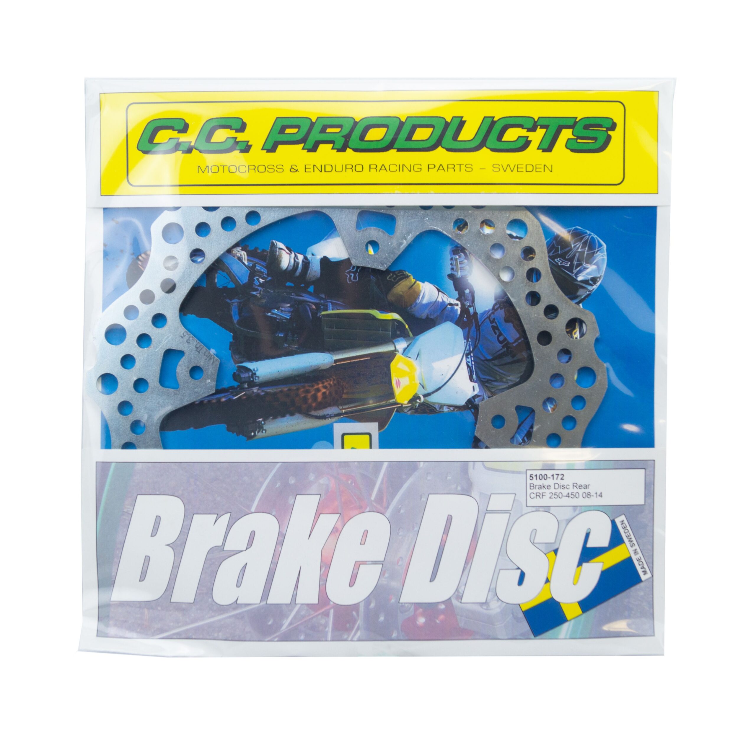 DISC BRAKE REAR CR CRF, CROSS-CENTER 5100-172