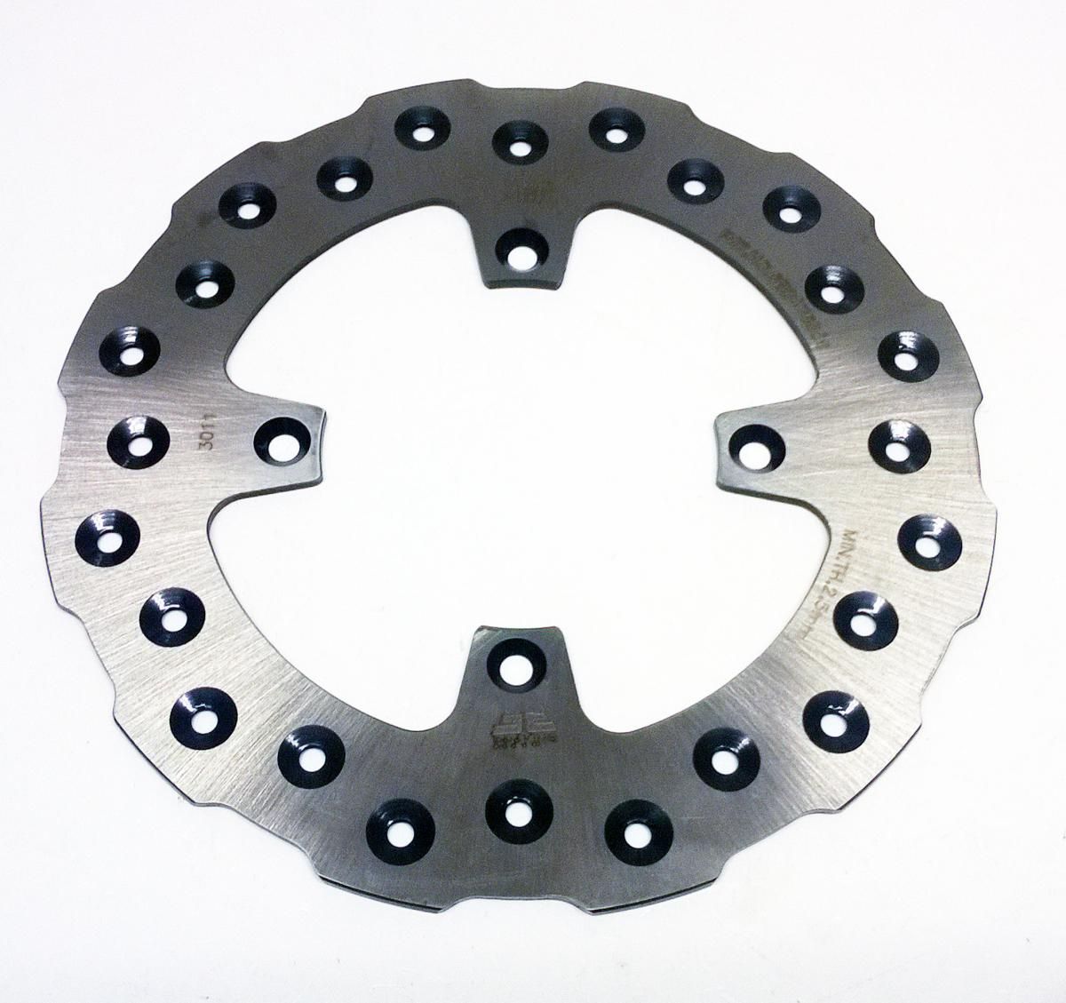 DISC BRAKE REAR RM85 05-16 JT, JTD3011SC01 KAWASAKI, SELF-CLEANING HOLES - Image 4