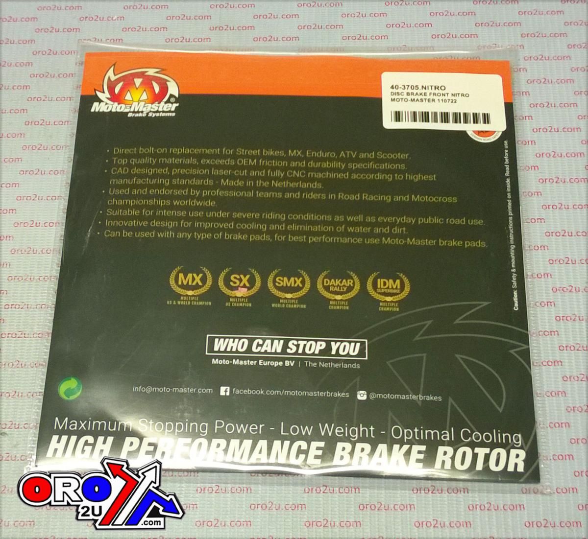 DISC BRAKE FRONT NITRO, MOTO-MASTER 110722