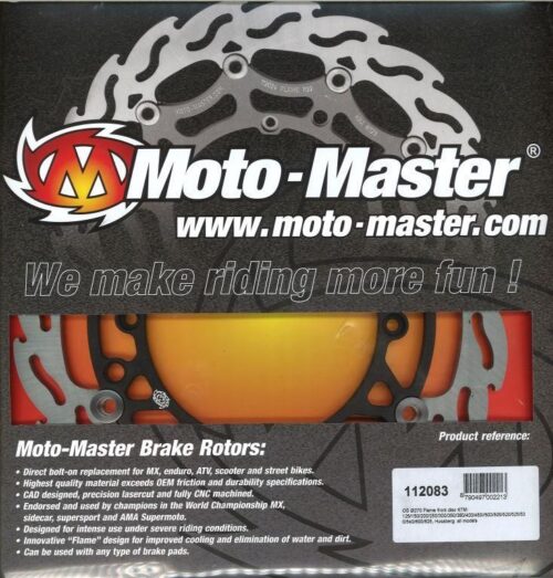270 DISC FRONT KTM HUSABERG, MOTO-MASTER 112083 OVERSIZE