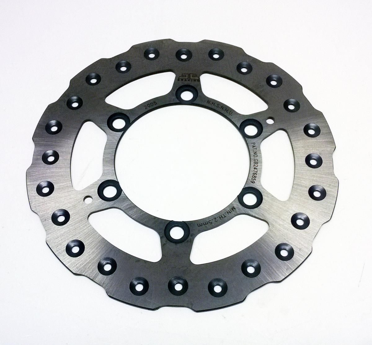 DISC BRAKE FRONT KX80 KX100 JT, JTD2005SC01 KAWASAKI, SELF-CLEANING HOLES - Image 4