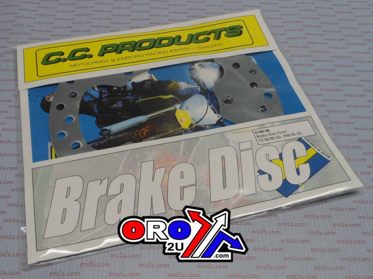 DISC BRAKE FRONT YZ80 85 ROUND, CROSS-CENTER PRODUCTS 5100-36 - Image 2