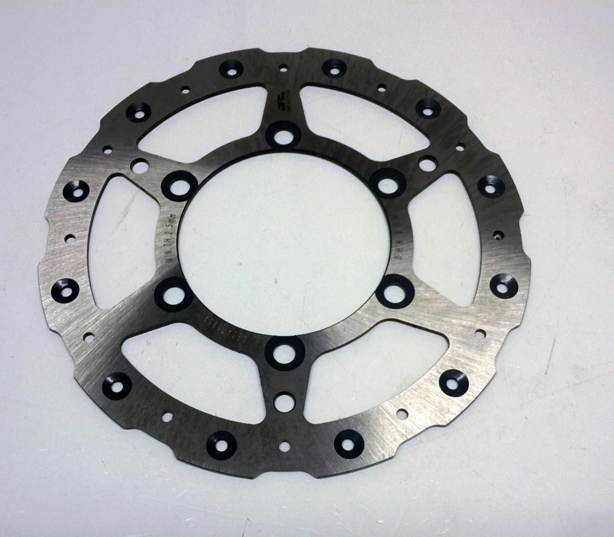 DISC BRAKE FRONT KX80 KX85 JT, JTD2002SC01 KAWASAKI, SELF-CLEANING HOLES - Image 3