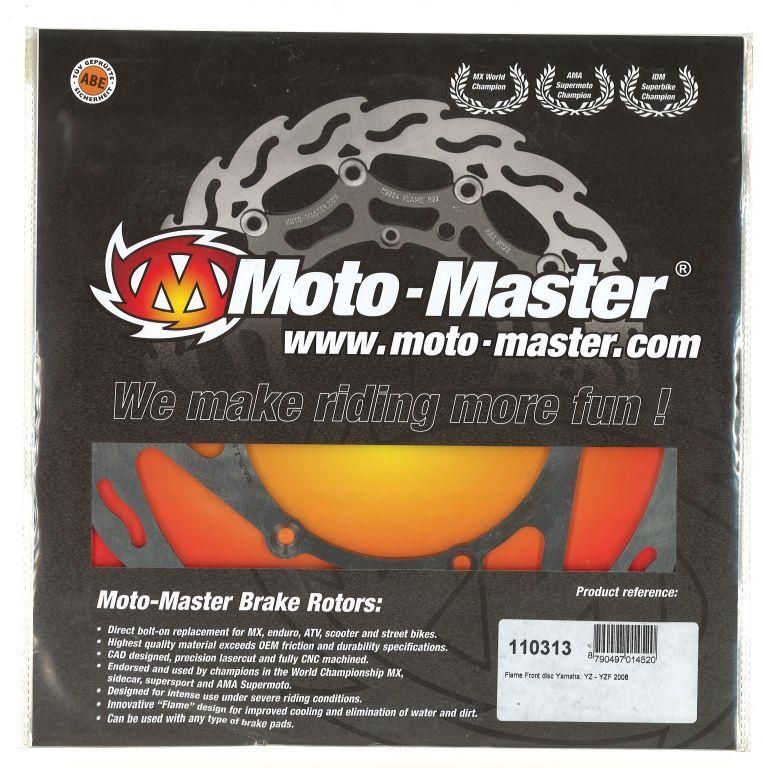 DISC BRAKE FRONT FLAME YZ YZF, MOTO-MASTER 110313