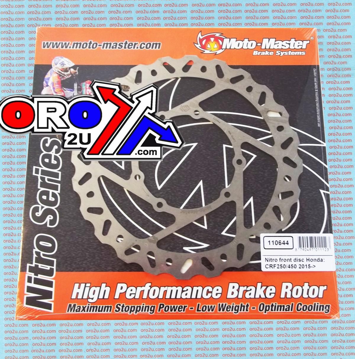 DISC BRAKE FRONT FIXED CRF 15-17, MOTO-MASTER 110644 HONDA - Image 2