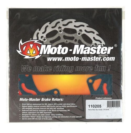 DISC BRAKE REAR CR80 CR85, MOTO-MASTER 110205 FLAME
