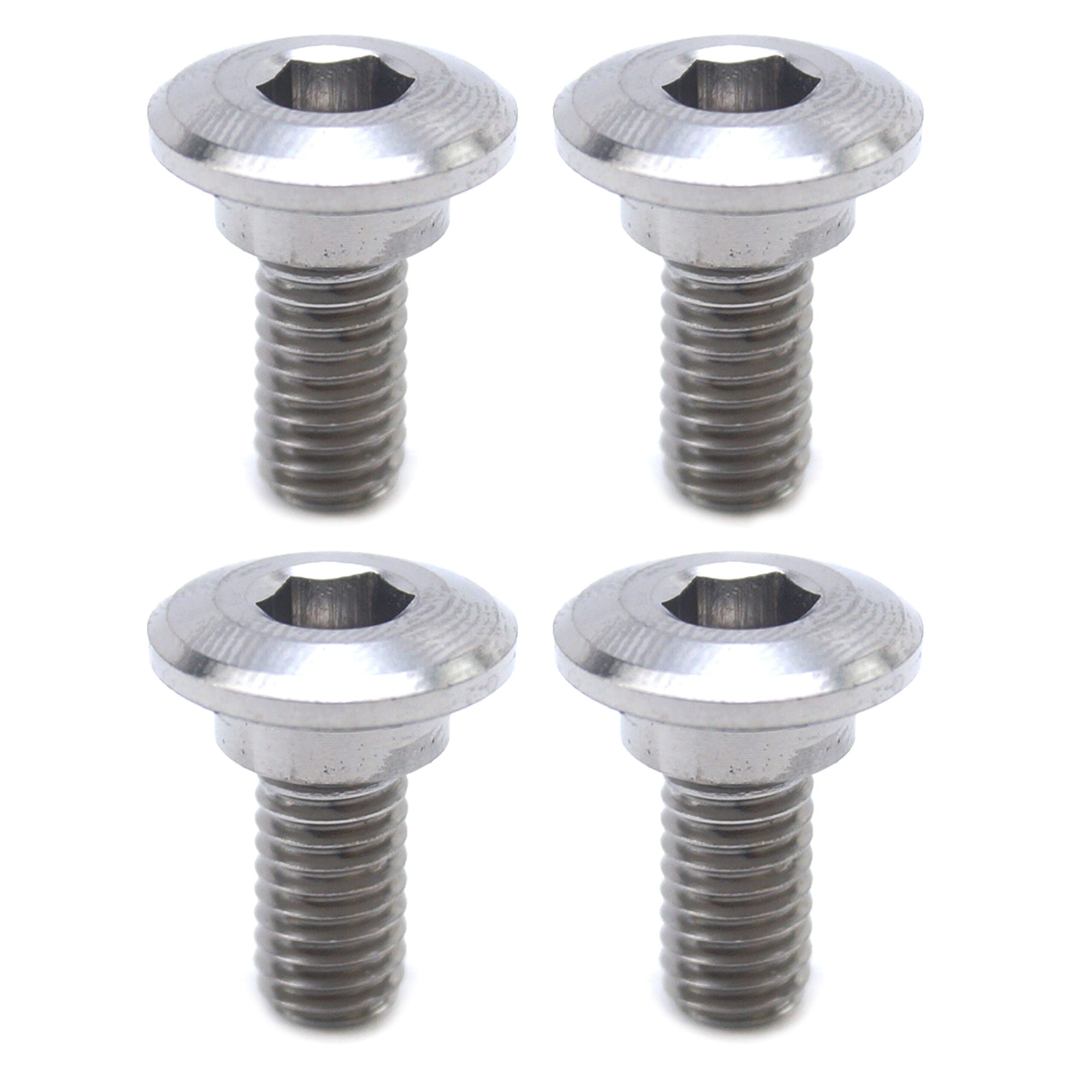 GR5 BOLT DISC M6 x 14mm BOSS, TITANIUM / PACK 4 / 92151-1799, / - Image 2