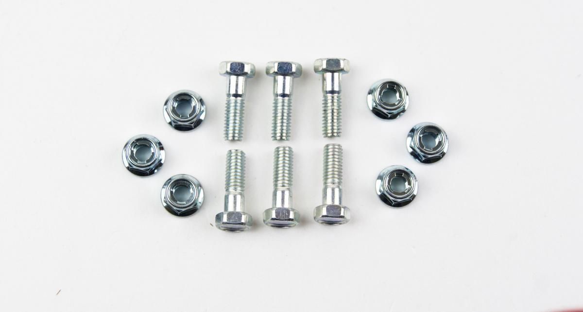 BOLT DISC M6 x 20mm +NUT HEX, MOTO-MASTER 012005 PACK 6 - Image 2