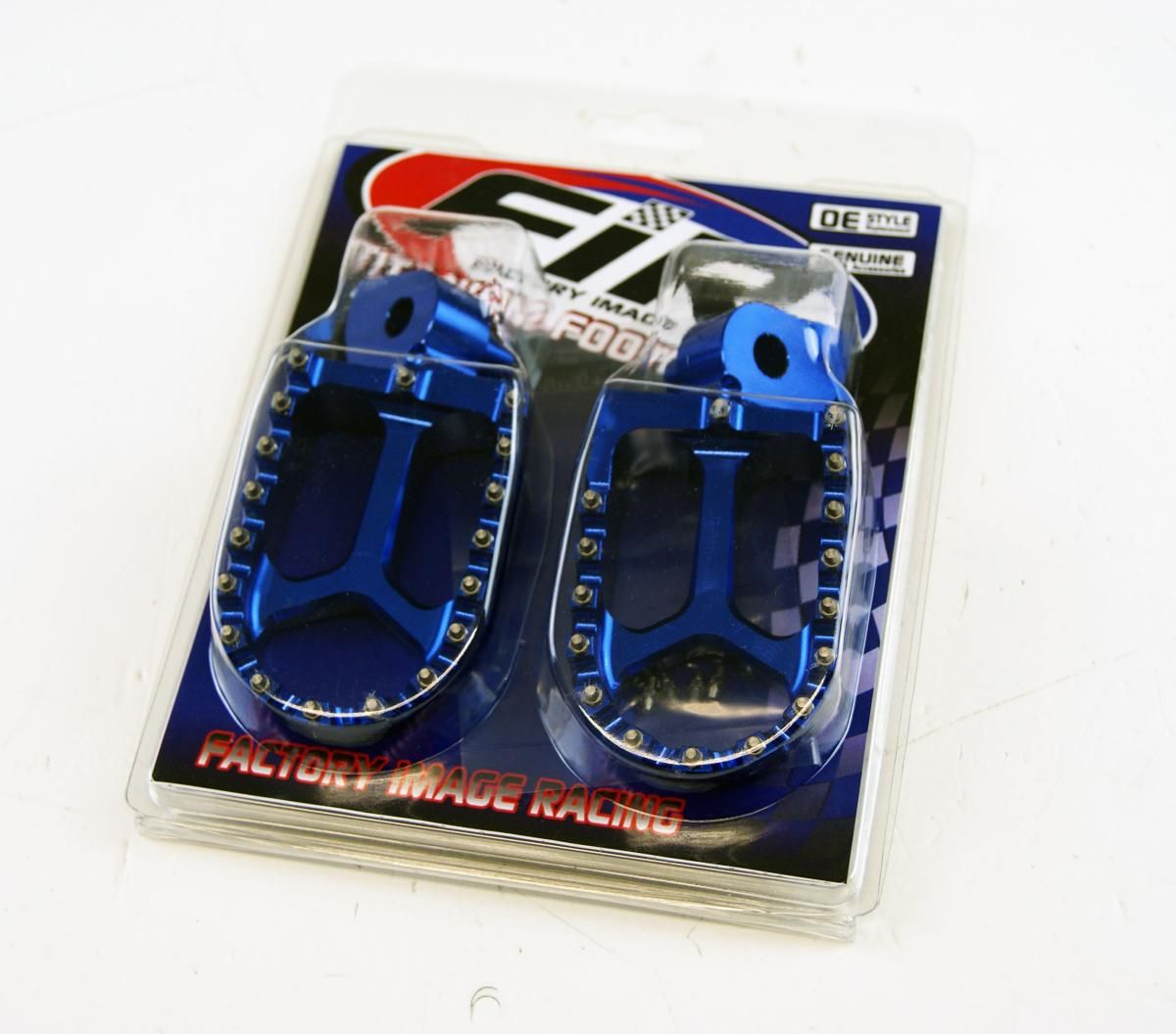 FOOT PEGS BLUE FANTIC/YAMAHA, FIR ASF-04, CNC ALLOY, 17D-27411-00-00, 17D-27421-00-00 - Image 2
